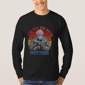 Camiseta Man Myth Mittens toma la graciosa inauguración de 