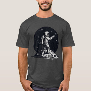 Camiseta Man on the Moon Astronaut Travel in Space