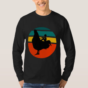 Camiseta Man Riding a Giant Chicken