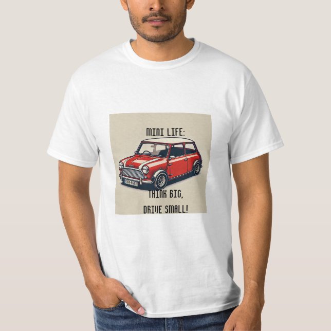 Camiseta Man T-Schirt Mini Cooper (Anverso)