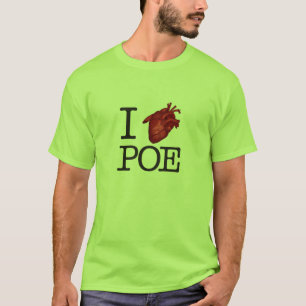 Camiseta Man T-Shirt "Poe Heart"