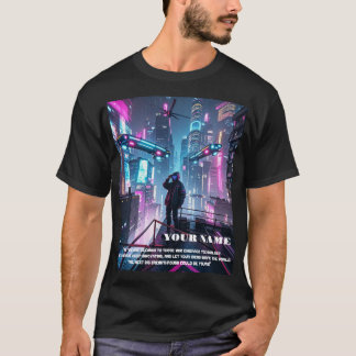 CAMISETA MAN T-SHIRT THEME CYBERPUNK