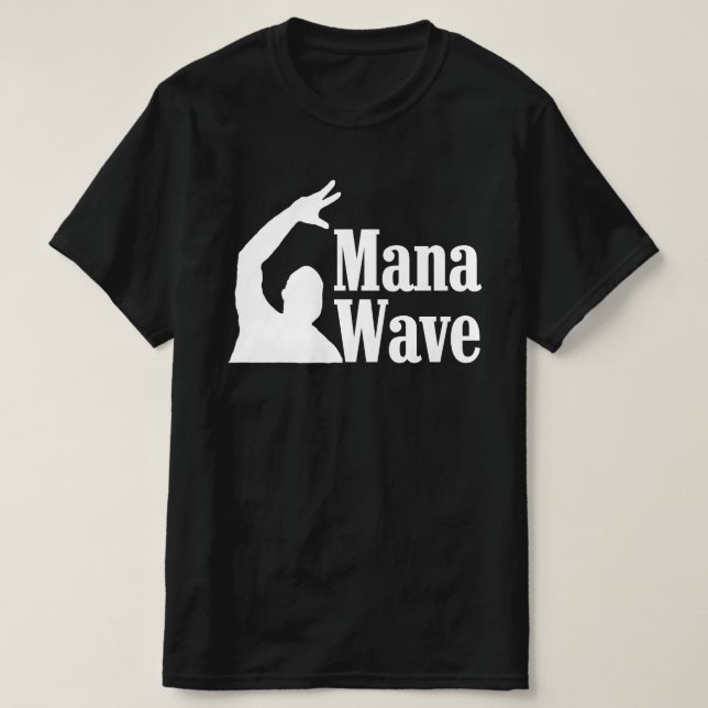 Camiseta Mana Wave New Zealand Greeting (Diseño del anverso)