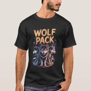 Camiseta Manada de Lobos Audaz Aullando Pata