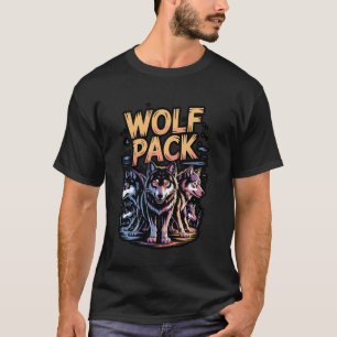 Camiseta Manada de Lobos Audaz Aullando Pata