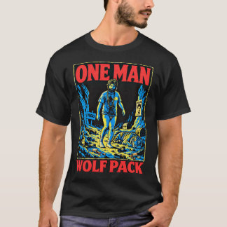 Camiseta Manada de Lobos de un Solo Hombre Vegas Borracho P