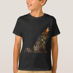 Camiseta Manada de lobos salvajes Retro Vintage Vida silves