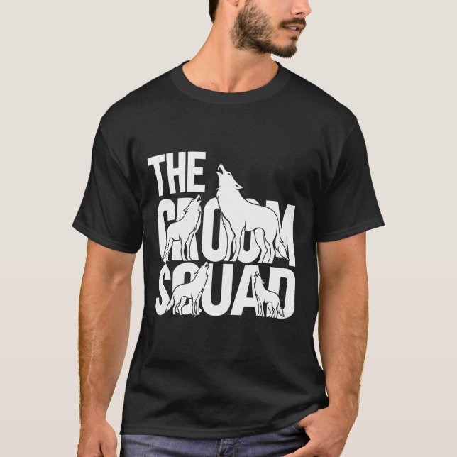 Camiseta Manada del Novio Wolfpack 3  (Anverso)