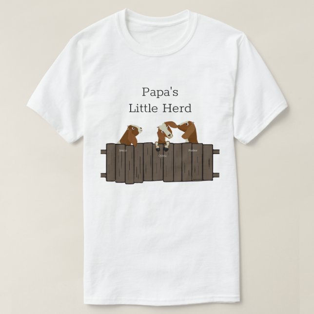 Camiseta Manada Papas 3 Cabras (Diseño del anverso)