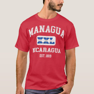 Camiseta Managua Nicaragua XXL Diseño atlético 1