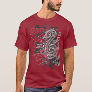 Camiseta Manaia - guarda (escritura de plata)
