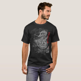 Camiseta Manaia - guarda (escritura roja)