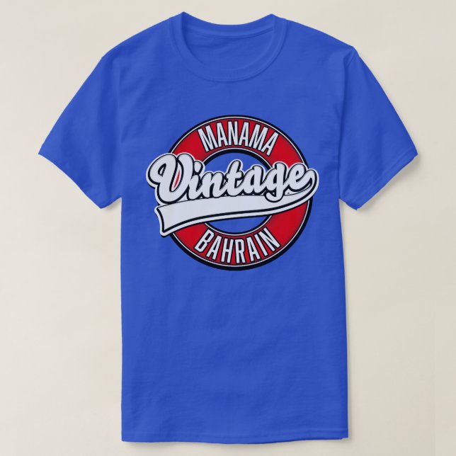 Camiseta Manama Bahrain Vintage (Diseño del anverso)