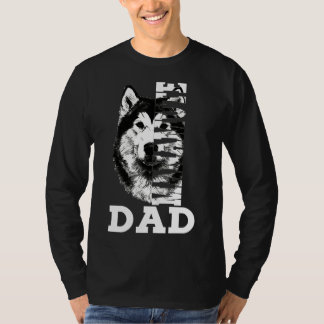 Camiseta Manamute Dad Husky Dog