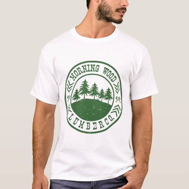 CAMISETA MAÑANA DE MADERA LUMBER CO, (Anverso)