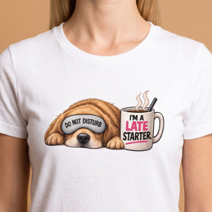 Camiseta Mañana divertida para los que se levantan tarde
