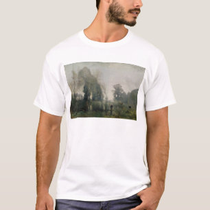 Camiseta Mañana en Ville-d'Avray o, el Cowherd, 1868