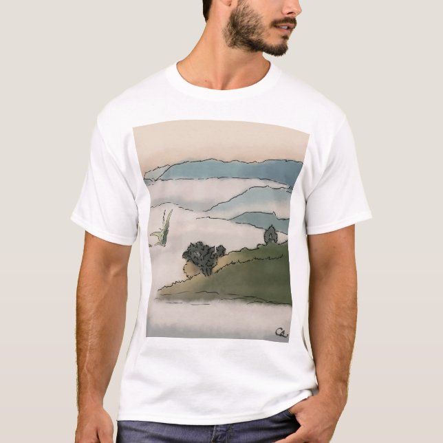 Camiseta Mañana gris (Anverso)