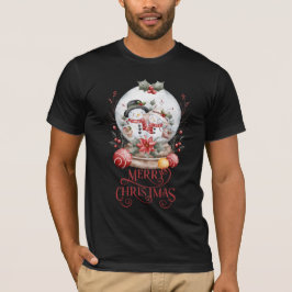 Camiseta Mañana Invernal Navidades Felices