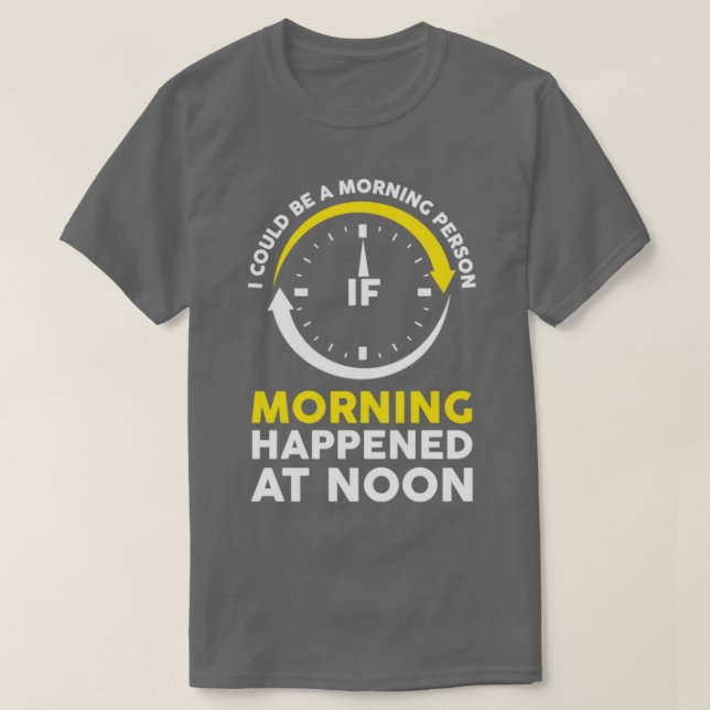 CAMISETA MAÑANA OCURRIÓ EN LA ESCUELA DE NOON FUNNY (Diseño del anverso)