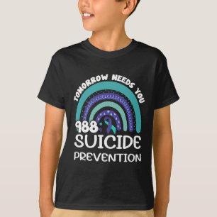 Camiseta Mañana te necesita la prevención del suicidio en e