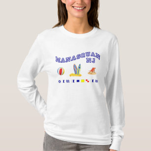 Camiseta Manasquan NJ - Deletreo marítimo