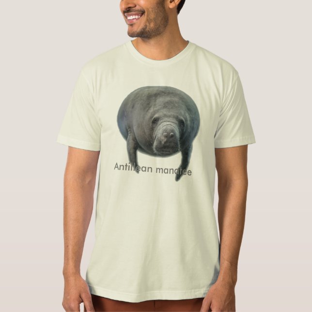 Camiseta Manatee antillana (Manatee de las Indias Occidenta (Anverso)