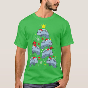 Camiseta Manatee Christmas Tree Classic Costume, Merry Chri