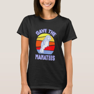 Camiseta Manatee Chubby Amantes de los Animales Acuáticos R