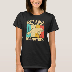 Camiseta Manatee Cute Para Niños Vaca Dugong Manatee