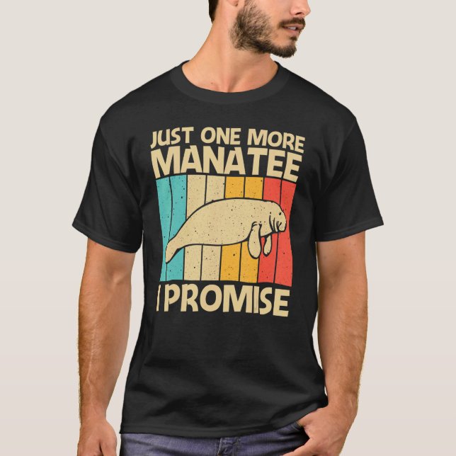 Camiseta Manatee Cuto Para Hombres Mujeres Vaca Dugong Mana (Anverso)