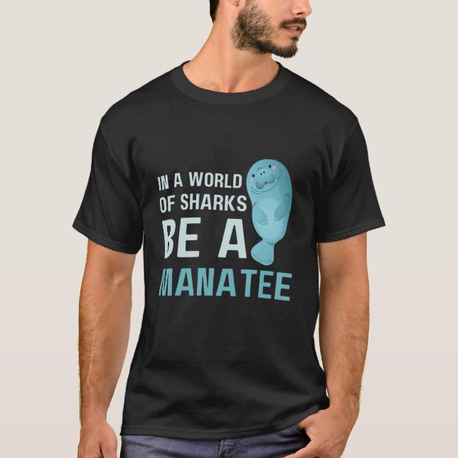 Camiseta Manatee Florida Para Hombres Mujeres Manatea vaca  (Anverso)
