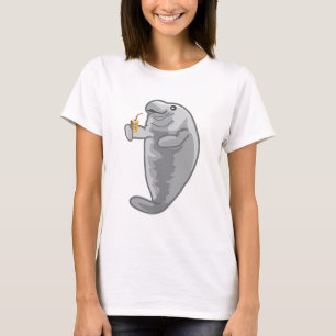 Camiseta Manatee helado - apenas frialdad