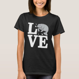 Camiseta Manatee Lover Florida Sea Cow Marine Life Design
