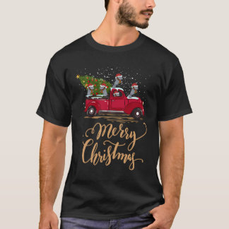 Camiseta Manatee Manejando Camión de Árbol de Navidad Manat