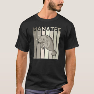 Camiseta Manatee Retro Vintage Floatate Patatas Ocean Sea C