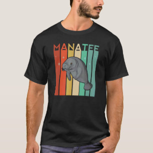 Camiseta Manatee Retro Vintage Floatate Patatas Ocean Sea C