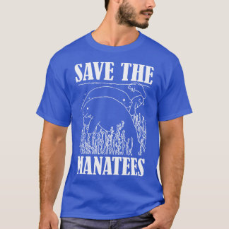 Camiseta Manatee Salve los manatíes con