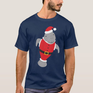 Camiseta Manatee Santa Animal Navidades