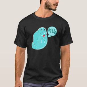 Camiseta Manatee Sea Cow Moo Gracioso Animal Manatee Shirt 