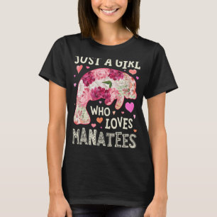 Camiseta Manatee Sólo A Una Chica Que Ama A Las Mujeres De