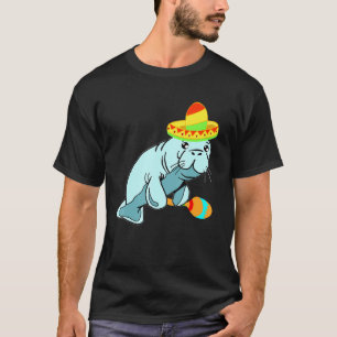 Camiseta Manatee Sombrero Costume Vaca Dugongida