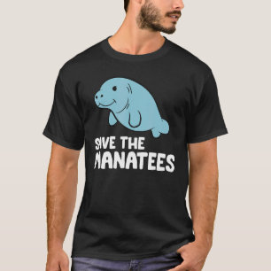Camiseta Manatees Ocean Sea Animal Salve A Los Manatíes