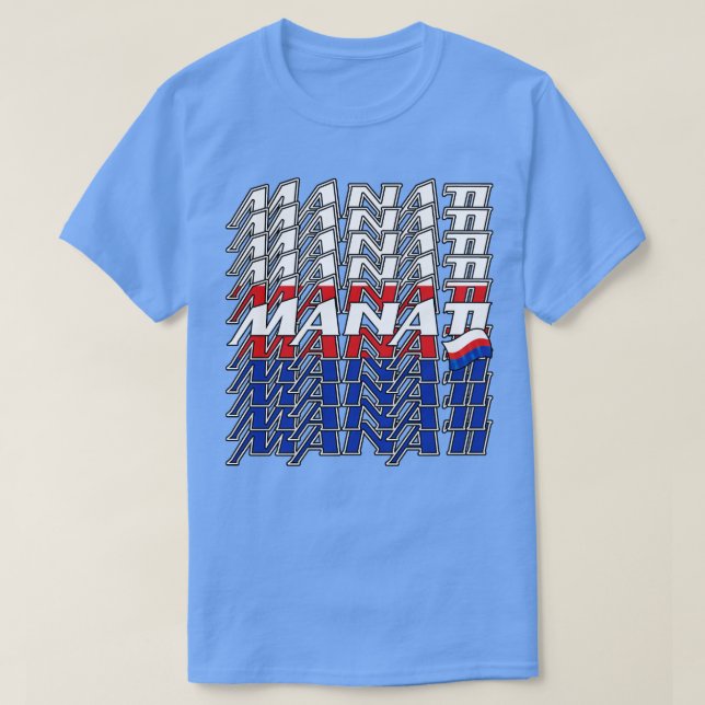 Camiseta Manati Cascade texto 3 (Diseño del anverso)