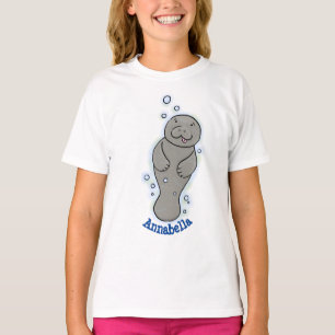Camiseta Manatí de bebé con ilustracion de burbujas