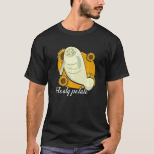 Camiseta Manatí de patata flotante vaca marina manatíes