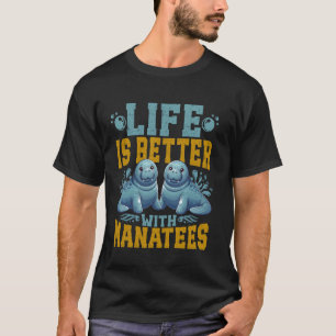 Camiseta Manatí Vaca Marina Divertido