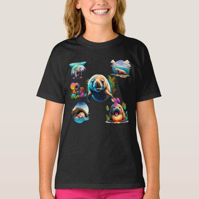 Camiseta Manatíes Niños (Anverso)