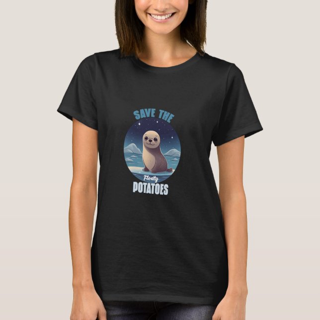 Camiseta Manatíes vaca marina (Anverso)