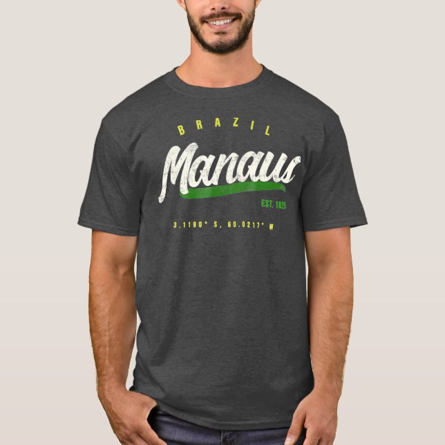 Camiseta Manaus Vintage Brazil (Anverso)